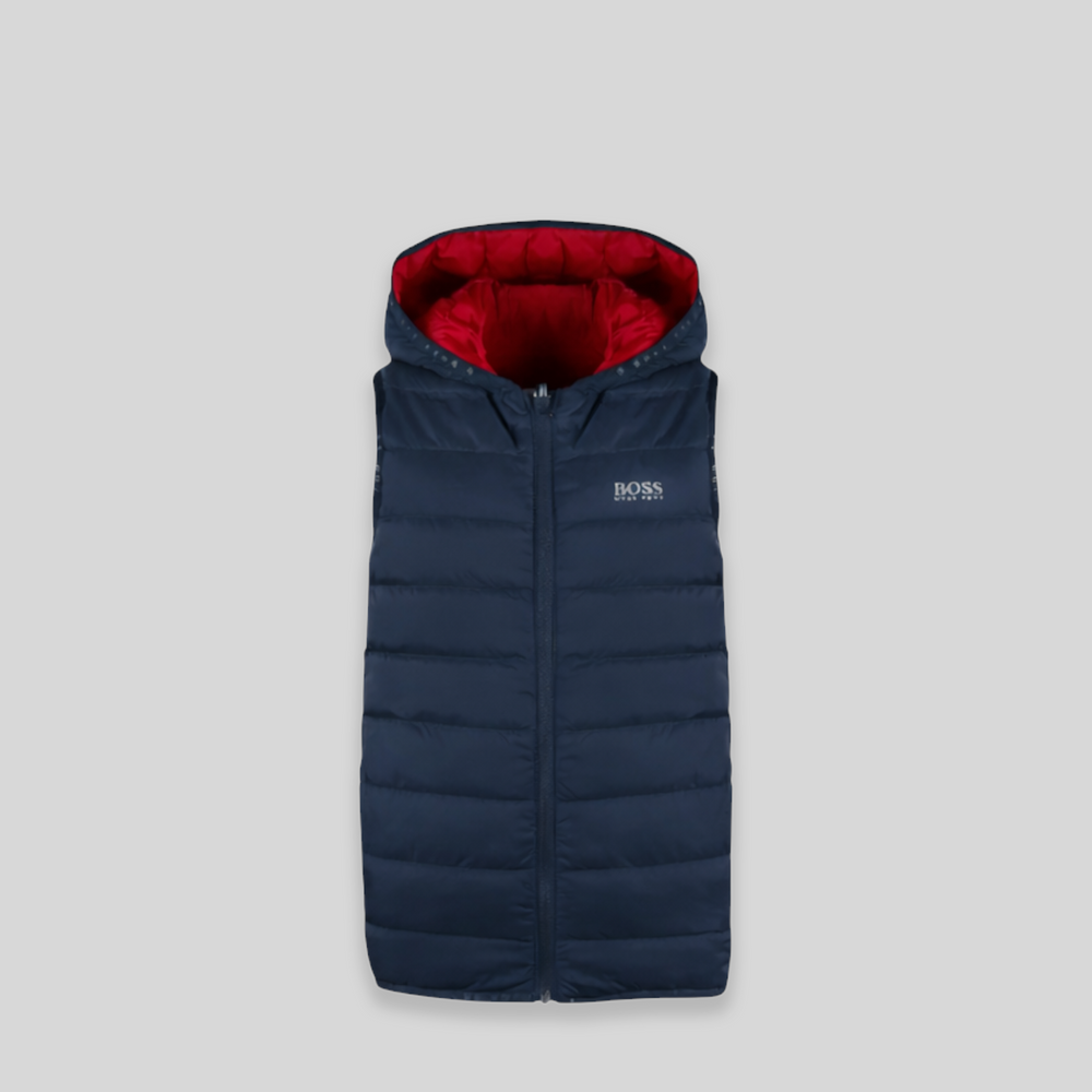 Hugo Boss Kids Reversible Puffer Vest