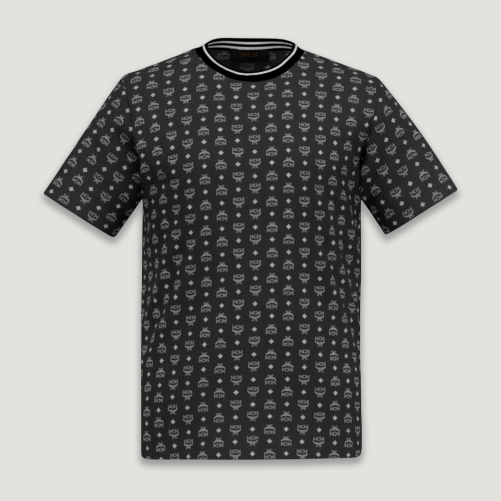 MCM Men's Visetos Print T-Shirt in Organic Cotton