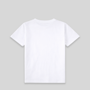 Balmain Kids Metallic Print Logo T-Shirt