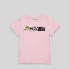Moschino Kids Teddy Bear Logo T-Shirt