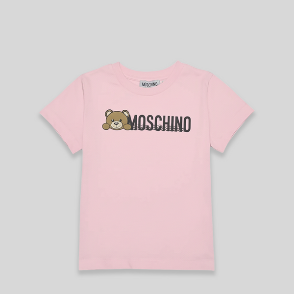 Moschino Kids Teddy Bear Logo T-Shirt
