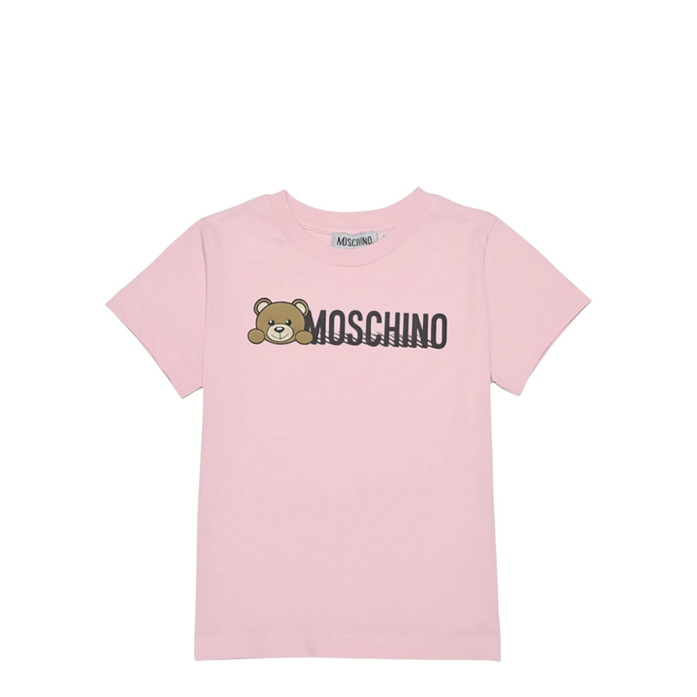 Moschino Kids Teddy Bear Logo T-Shirt