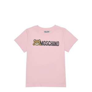 Moschino Kids Teddy Bear Logo T-Shirt