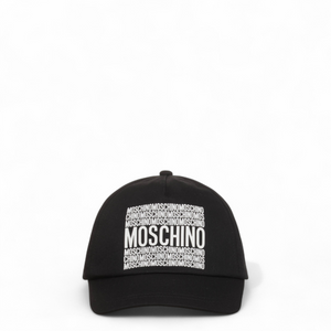 Moschino Kids Square Logo Print Baseball Cap