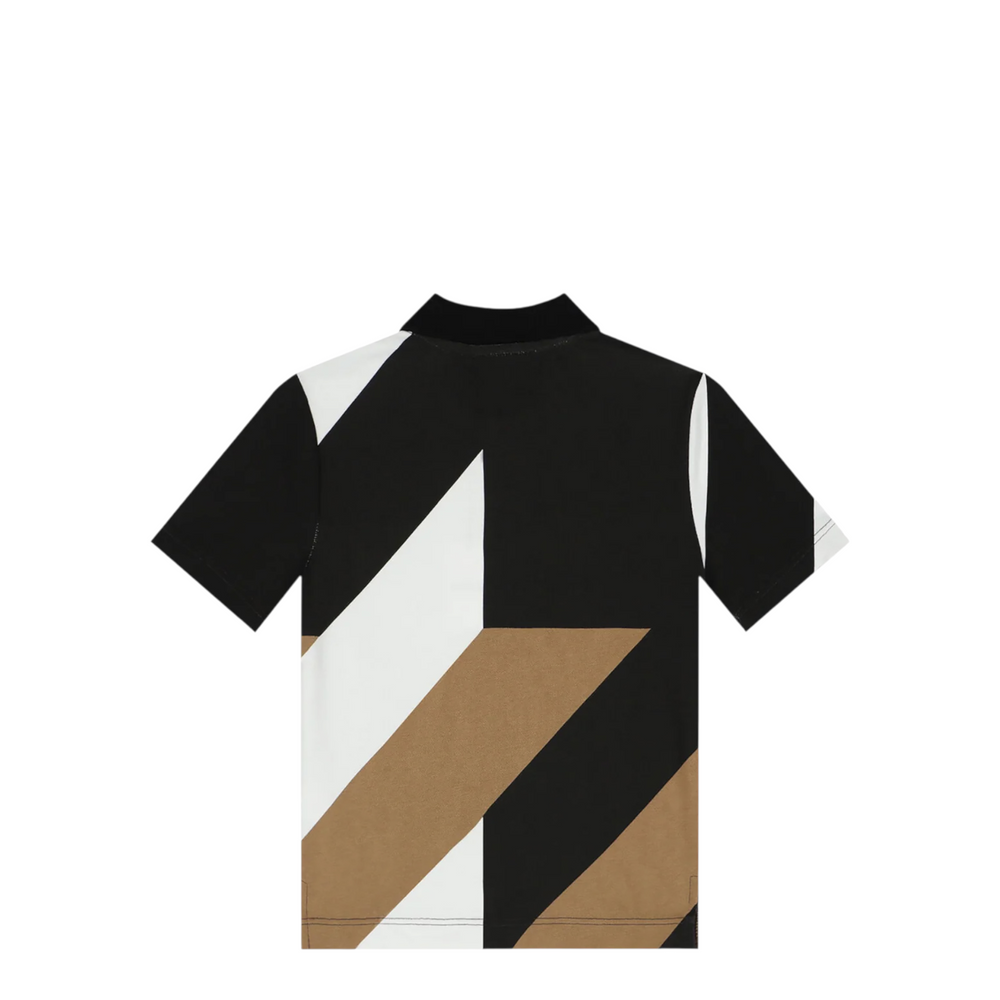 Hugo Boss Kids Color-Block Panel Polo Shirt
