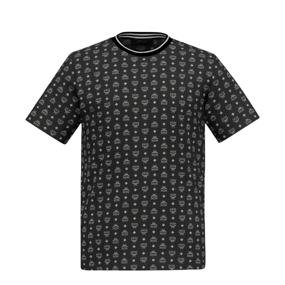 MCM Men's Visetos Print T-Shirt in Organic Cotton