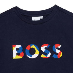 Hugo Boss Kids Multi Color Logo T-Shirt