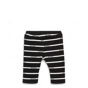 Balmain Kid's Logo Stripe Leggings