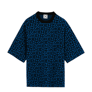 Kenzo Men's Sport Oversize Monogram Short Sleeve Jumper Sweater