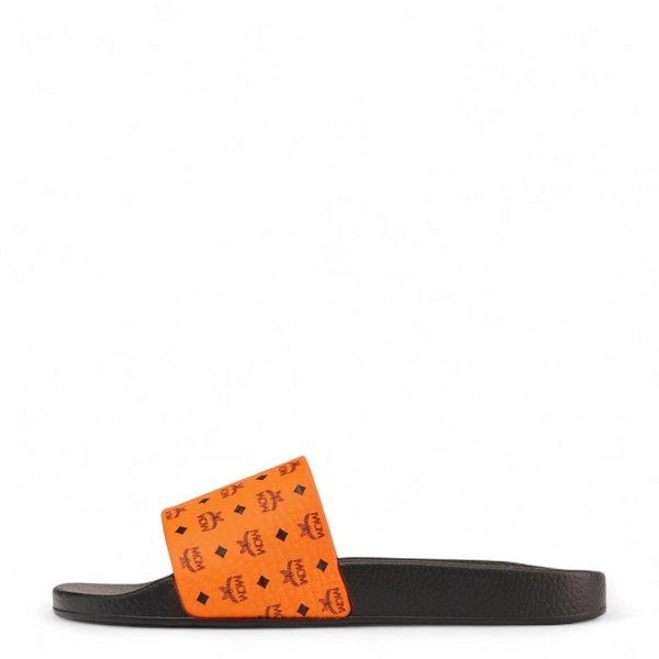 MCM Men's Visetos Rubber Slides