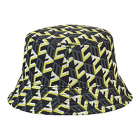 MCM Cubic Logo Reversible Nylon Bucket Hat