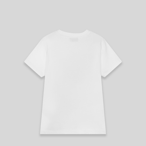 Moschino Kids Medal Stripe Graphic Logo T-Shirt