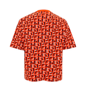 Kenzo Men's Monogram Oversized Short Sleeve Knit Sweater