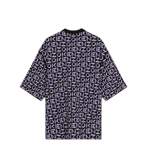 Kenzo Men's Oversize Monogram Short-Sleeve Jumper Shirt