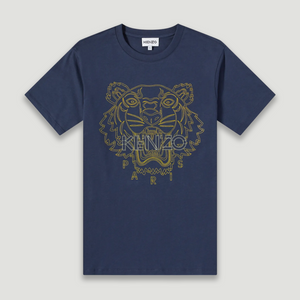 Kenzo Men's Classic Tiger Embroidered Logo T-Shirt