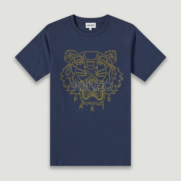 Kenzo Men's Classic Tiger Embroidered Logo T-Shirt