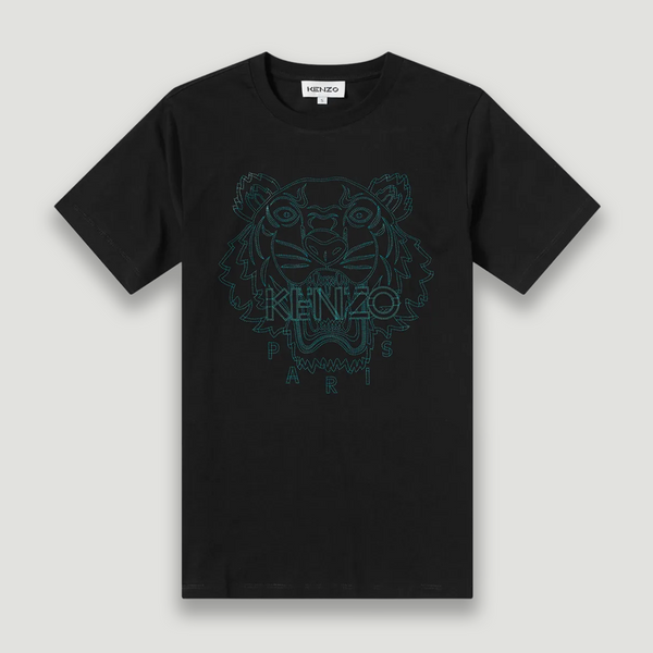 Kenzo Men's Classic Tiger Embroidered Logo T-Shirt