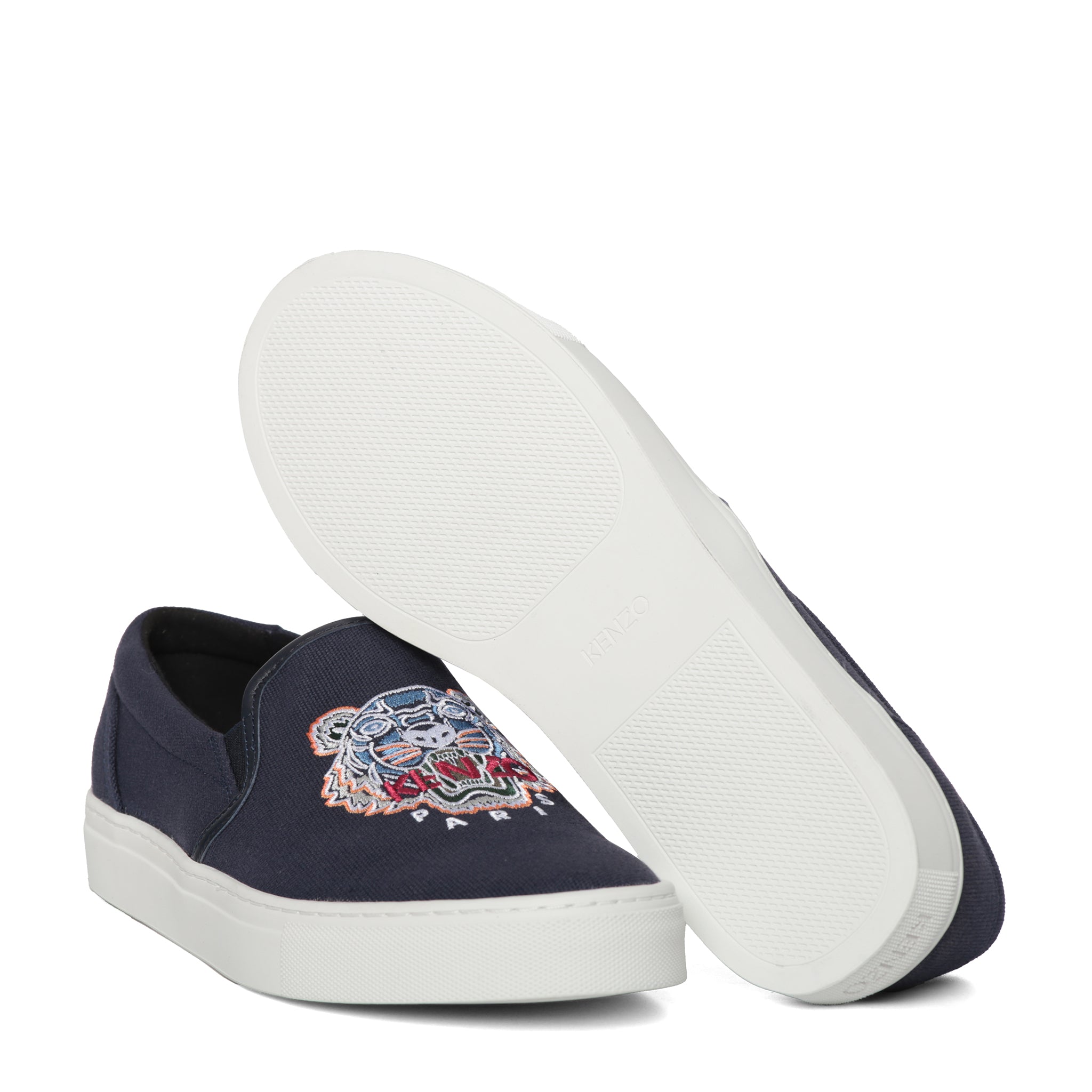 KENZO K-Skate Jumping Tiger Slip-On Sneakers