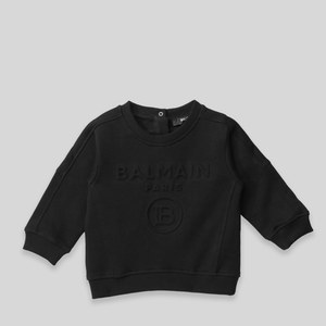 Balmain Kids Toddler's Embossed Logo Sweatshirt