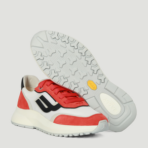 Bally Men's Demmy Leather and Fabric Sneakers