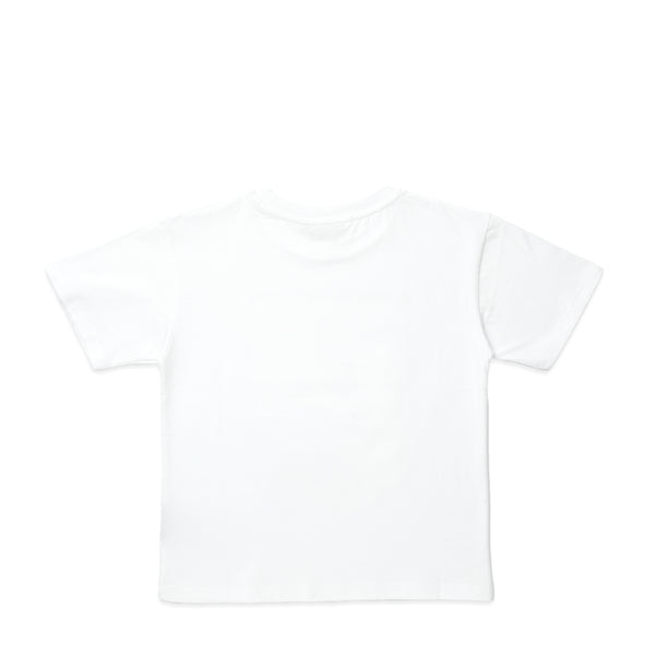 Balmain Kids Raised Neon Logo T-Shirt