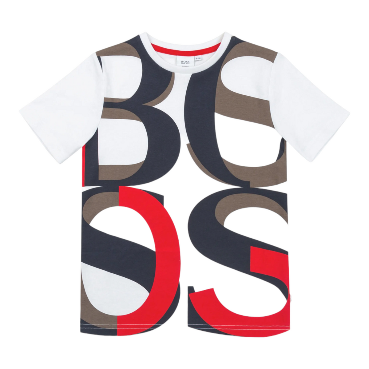 Hugo Boss Kid's Large Text Logo T-Shirt