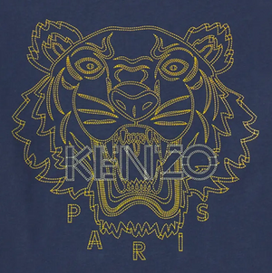 Kenzo Men's Classic Tiger Embroidered Logo T-Shirt