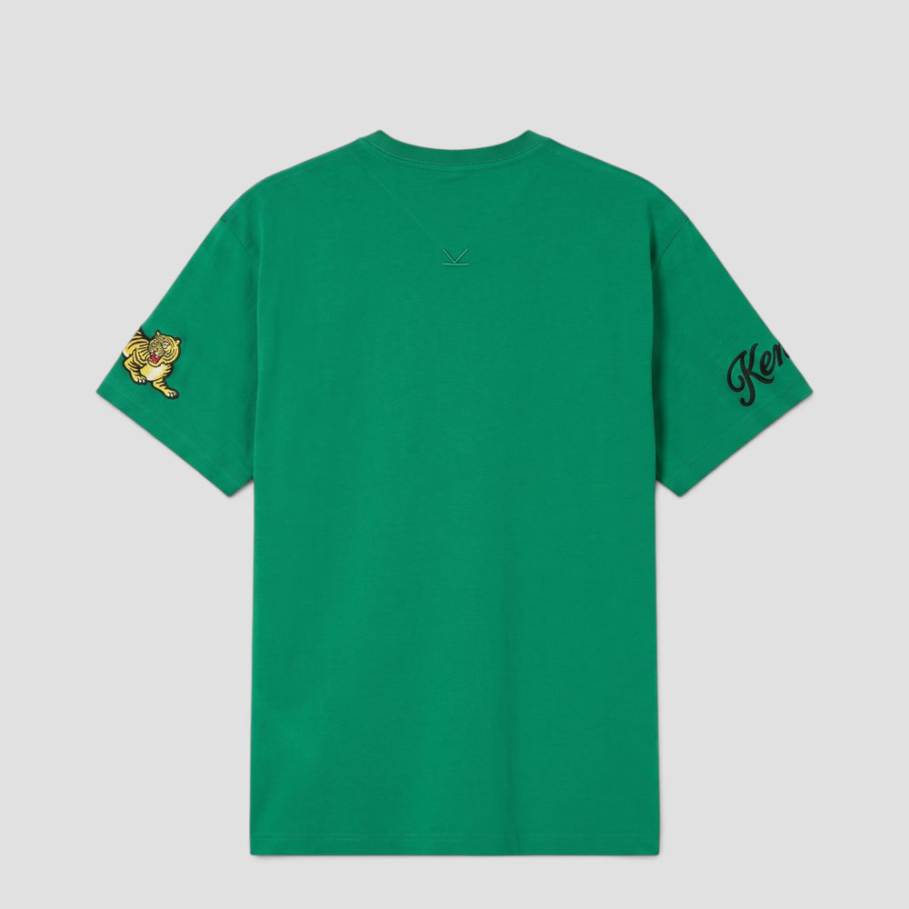 Kenzo Men's Jumping Tiger Patch Logo T-Shirt