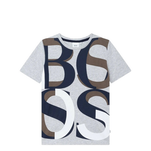 Hugo Boss Kids Large Text Logo T-Shirt