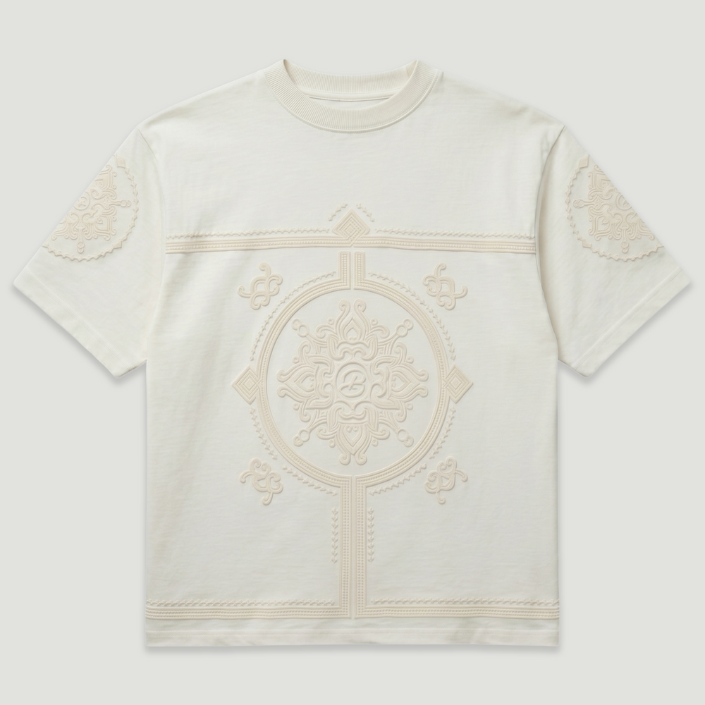 Blanc Kanvas 'Mandala' T-Shirt
