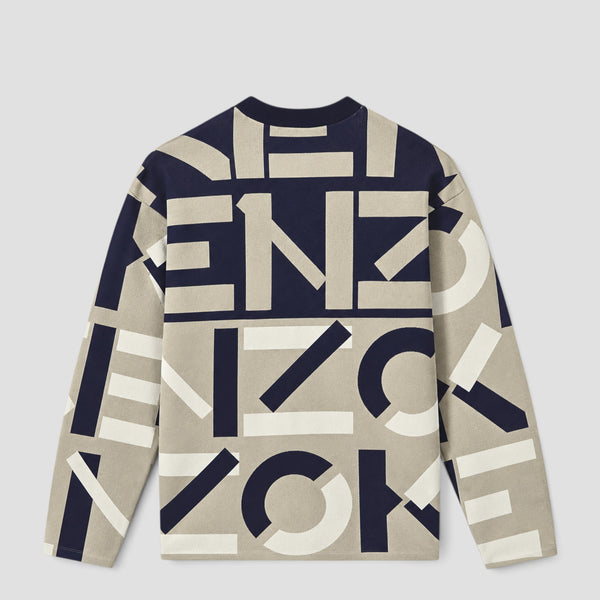 Kenzo Men's Jacquard Monogram Comfort Jumper Sweater