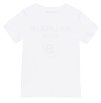 Balmain Kid's B Logo Short Sleeve T-Shirt