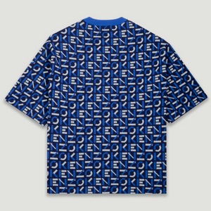 Kenzo Men's Monogram Oversized Short Sleeve Knit Sweater