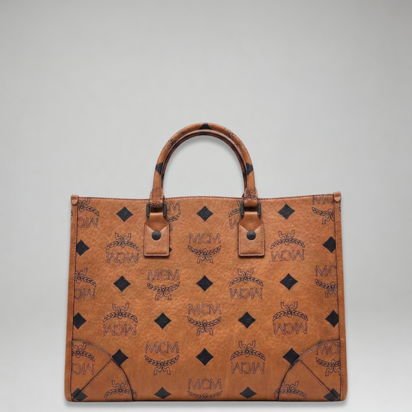MCM Women's Large Maxi Monogram Munchen Tote in Visetos