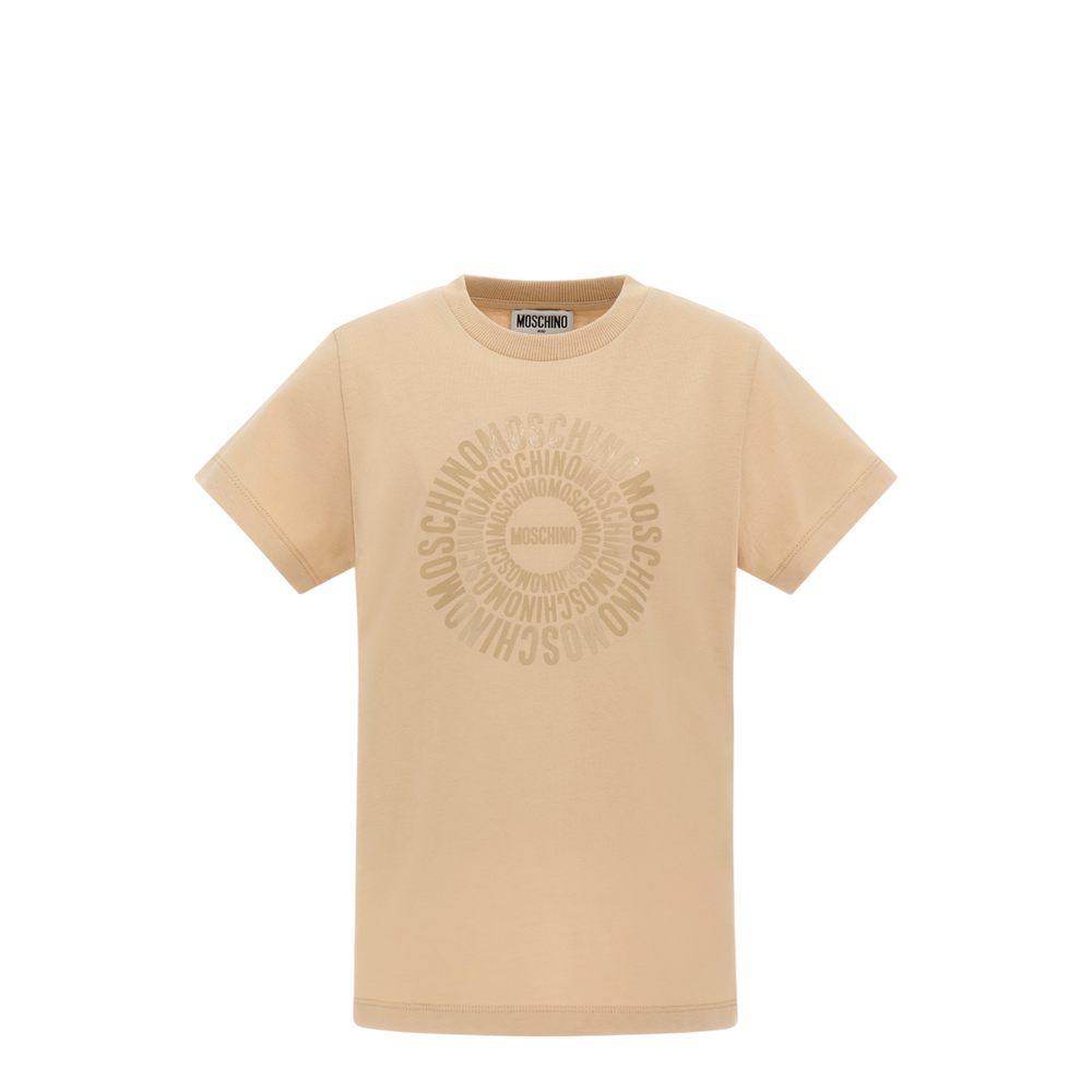 Moschino Kids Circular Logo T-Shirt