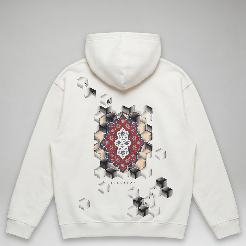 Hidden Treasures 'Dimensional Illusions' Oversize Hoodie Sweatshirt