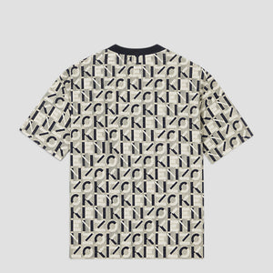 Kenzo Men's Monogram Oversized Short Sleeve Knit Sweater