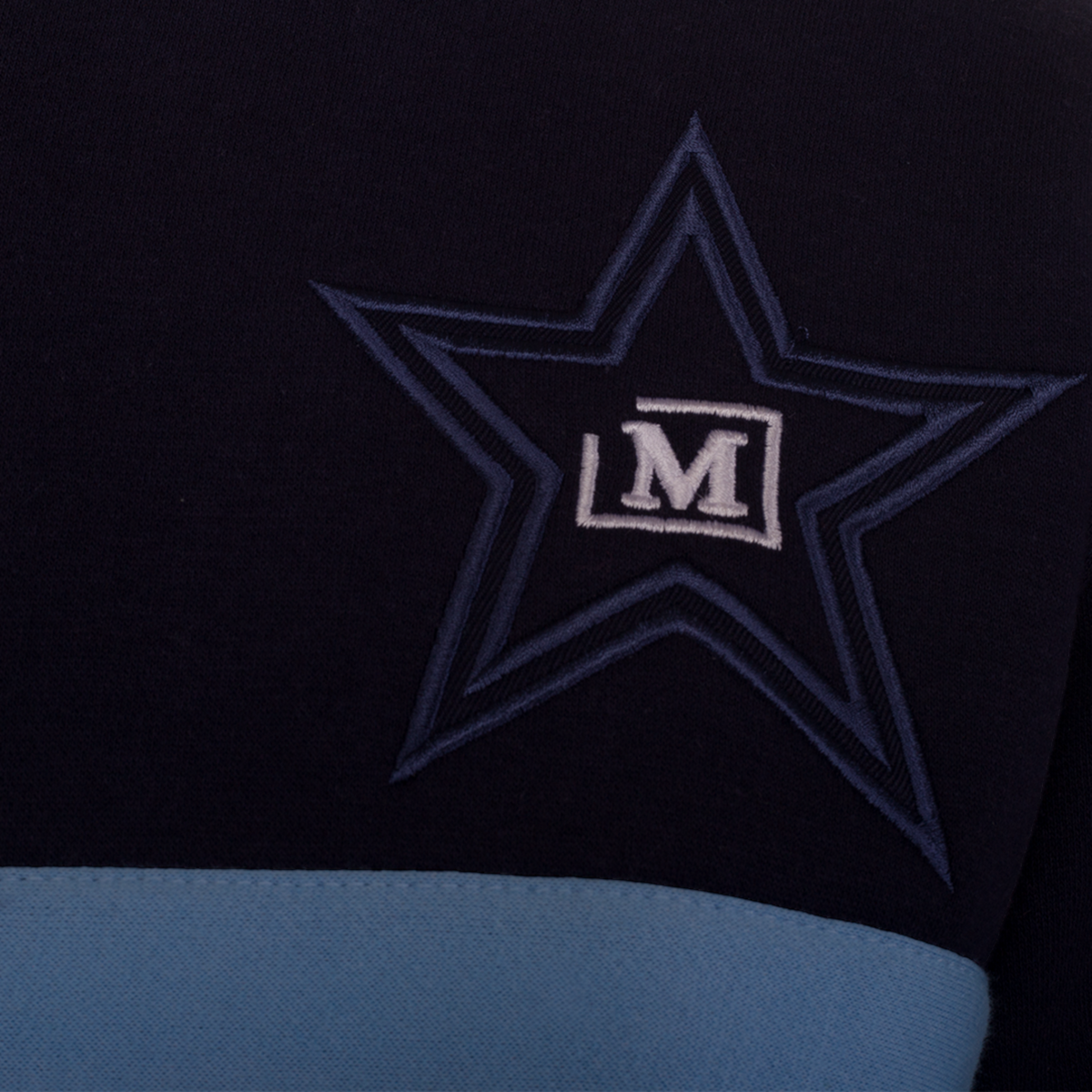 MDB Couture Women's M-Star Crewneck Sweatshirt - Blue