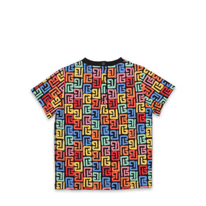 Balmain Kids Toddler's Multicolor Monogram Logo T-Shirt