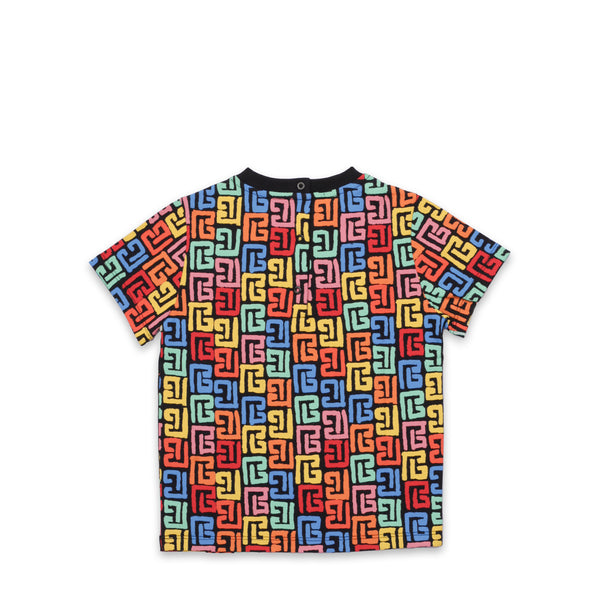 Balmain Kids Toddler's Multicolor Monogram Logo T-Shirt