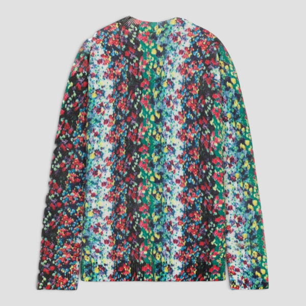 Kenzo Men's 'Blurred Flowers' Wool Jumper Sweater
