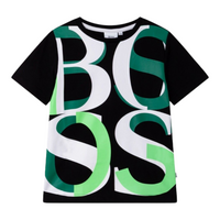 Hugo Boss Kid's Large Text Logo T-Shirt