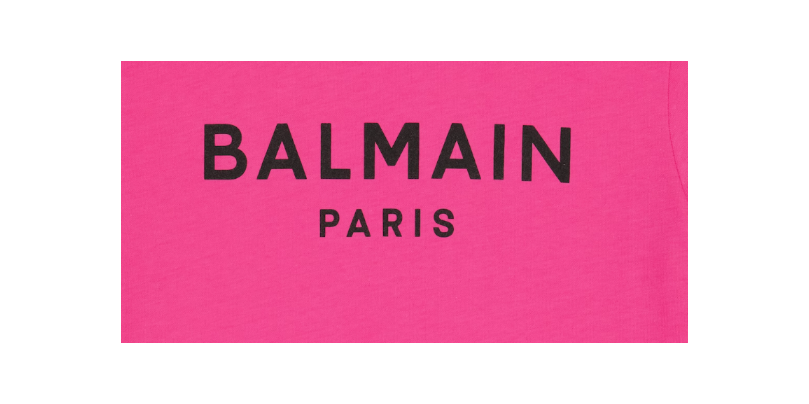 Balmain Kids Raised Logo T-Shirt