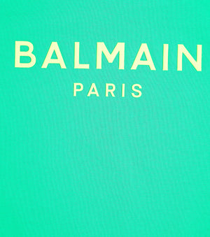 Balmain Kids Raised Neon Logo T-Shirt
