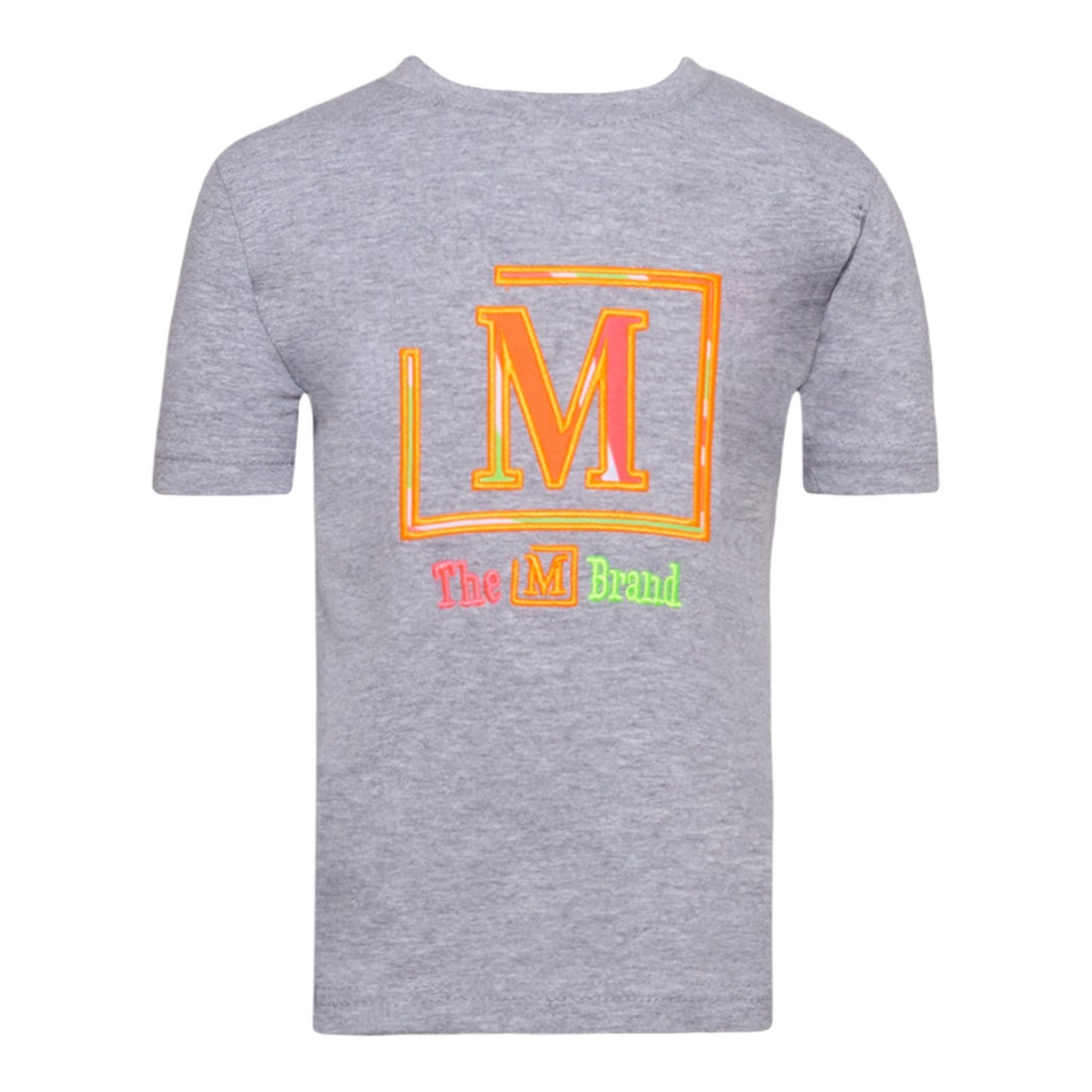 MDB Brand Kid's Swirl M T-Shirt - Light