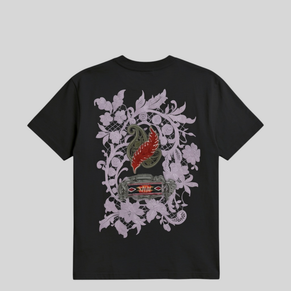 Blanc Kanvas 'Jacobean Paisley' Oversized T-Shirt