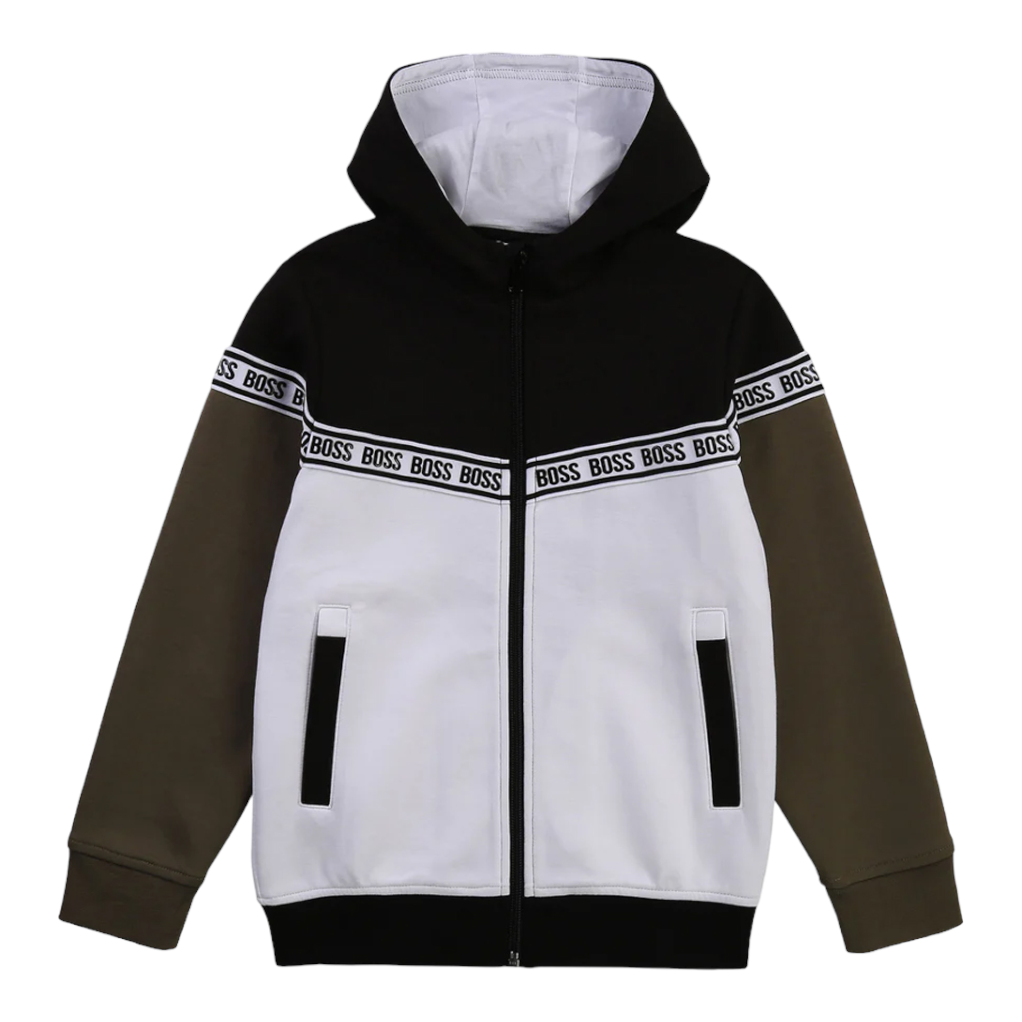 boss full zip sweatshirt