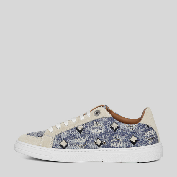 MCM Women's Terrain Lo Sneakers in Vintage Jacquard Monogram