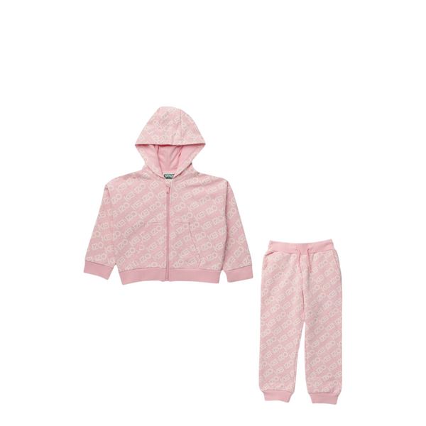 Kenzo Kids Toddler's All Over Print Logo Sweatsuit