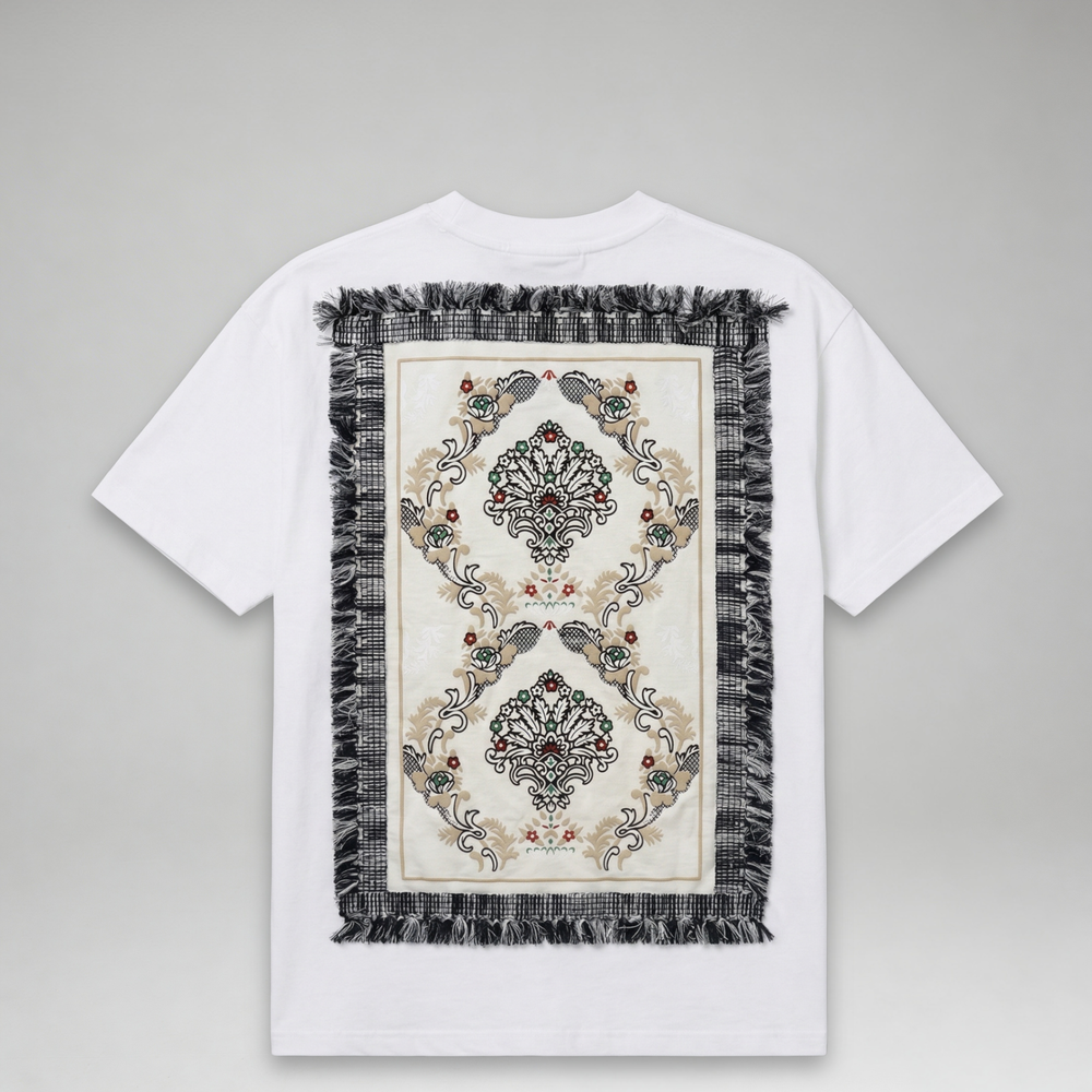 Blanc Kanvas 'Desert Bloom Damask' T-Shirt